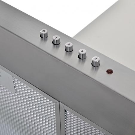 Campana de chimenea Akpo WK-4 Feniks Slim 90 INOX ECO Montaje en pared Acero inoxidable