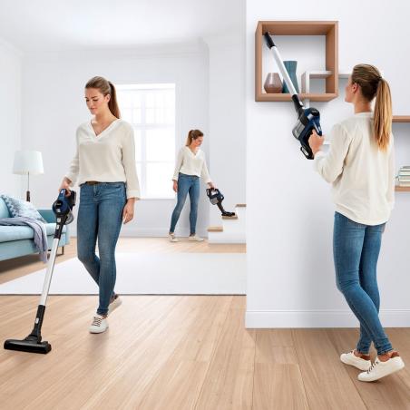 Bosch Serie 6 BBS611PCK aspiradora de pie y escoba eléctrica Aspiradora escoba 2 en 1 Batería Secar Filtro higiénico Sin bolsa A