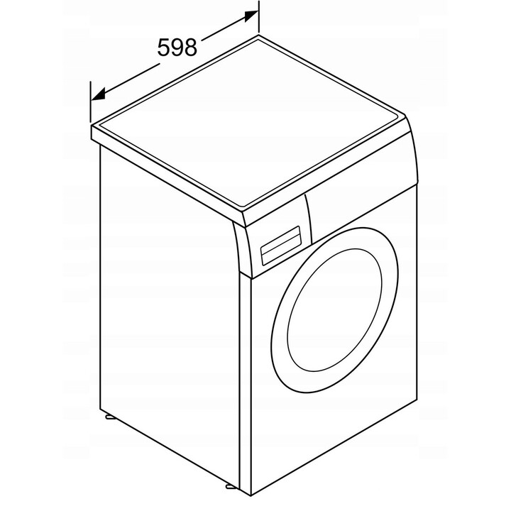 Lavadora Bosch WUU28T10PL de libre instalación 9kg 1400rpm Negro