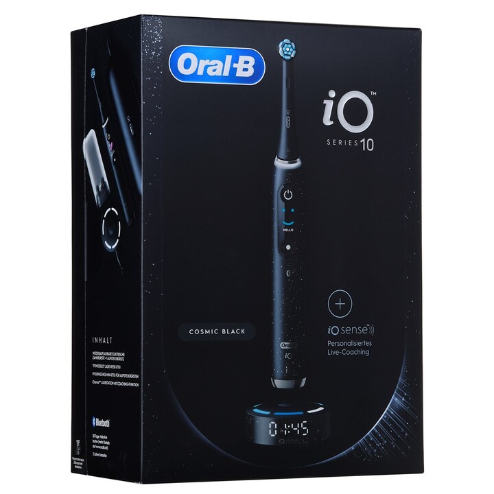 ORAL-B iO Series 10 Cosmic Black brosse à dents électrique + chargeur iO Sense Noir