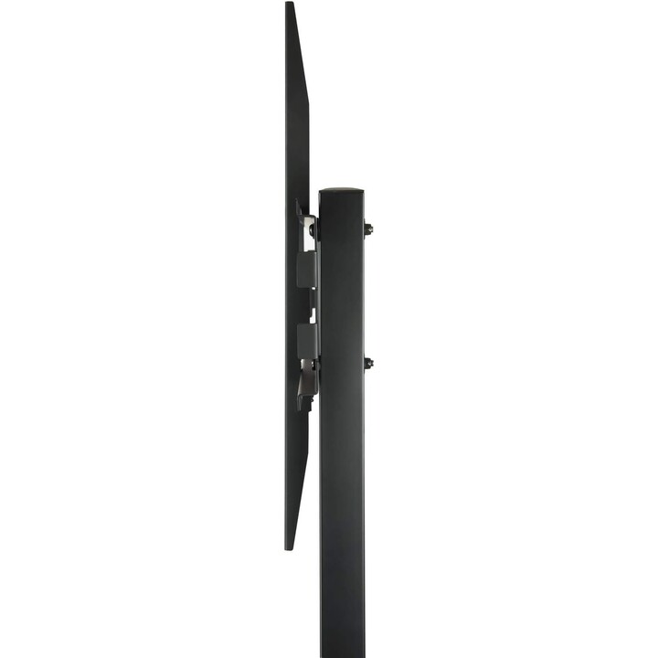 Tooq FS20100M-B-Bodenständer mit Rädern für 37"-100" Bildschirme, Doppelplatte, Vesa bis zu 800 x 600, schwarz