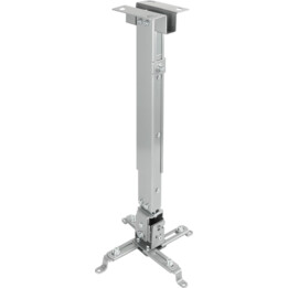 Soporte de techo TOOQ PJ2012T-S para proyectores, capacidad de 20kg, color Plata