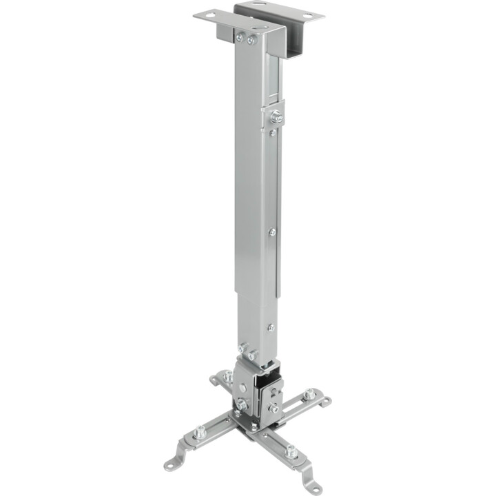 Soporte de techo TOOQ PJ2012T-S para proyectores, capacidad de 20kg, color Plata