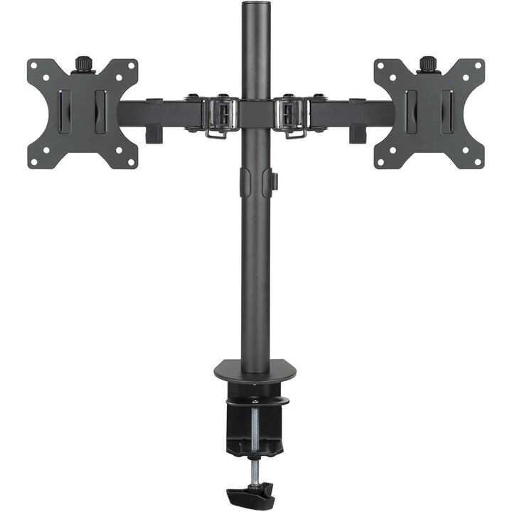 Soporte de mesa TOOQ DB1232TN-B para 2 pantallas 13"-32", Compatible con VESA: 75x75 y 100x100