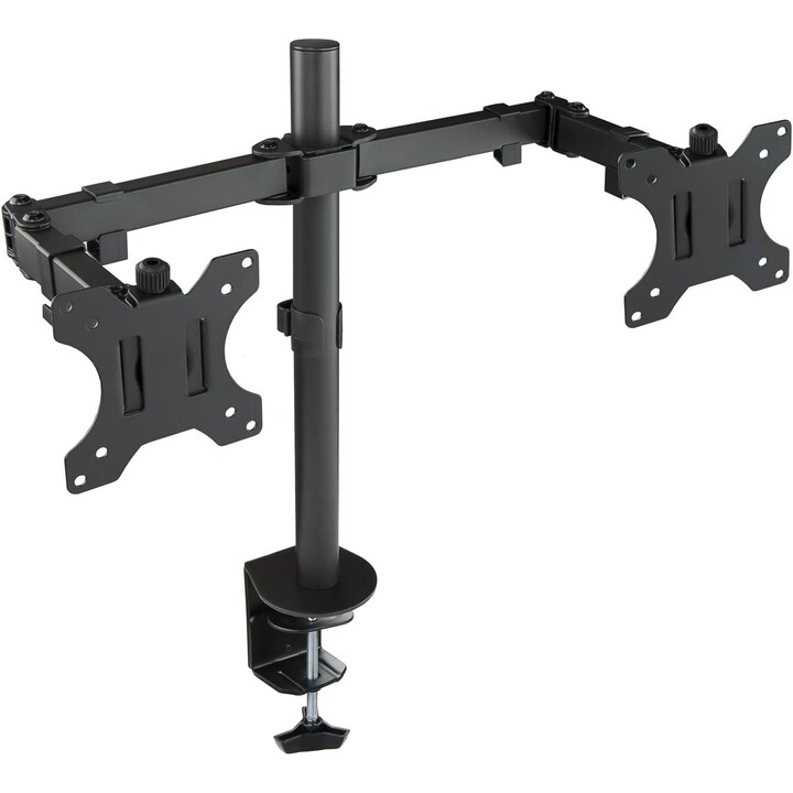 Soporte de mesa TOOQ DB1232TN-B para 2 pantallas 13"-32", Compatible con VESA: 75x75 y 100x100