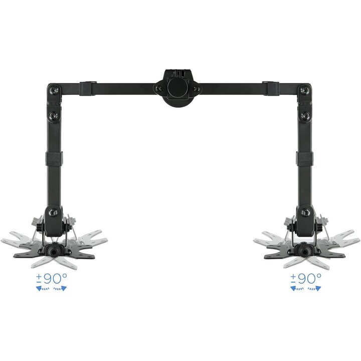 Soporte de mesa TOOQ DB1232TN-B para 2 pantallas 13"-32", Compatible con VESA: 75x75 y 100x100