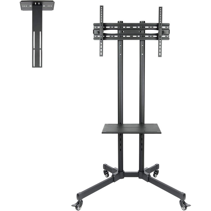 Tooq FS1470M-B Stand de sol avec roues pour 37-70" Monitor / TV Vesa 600x400 max 50kg