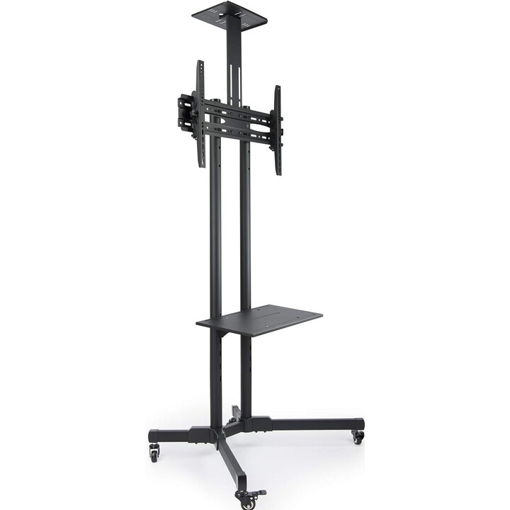 Tooq FS1470M-B Stand de sol avec roues pour 37-70" Monitor / TV Vesa 600x400 max 50kg