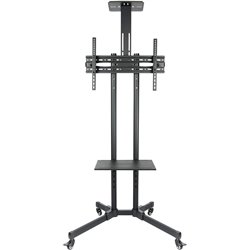 Soporte de Suelo TOOQ FS1470M-B Con Ruedas Monitor/TV 37-70" VESA 600x400 Max 50kg