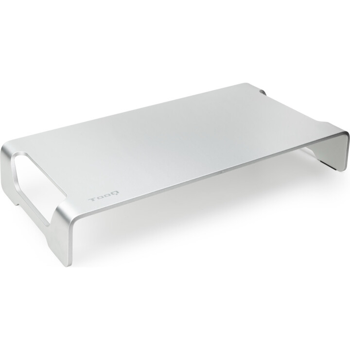 Soporte Elevador TOOQ TQMR0004 para Monitor/Portátil, color Plata