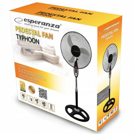 Esperanza EHF002KE ventilador Negro