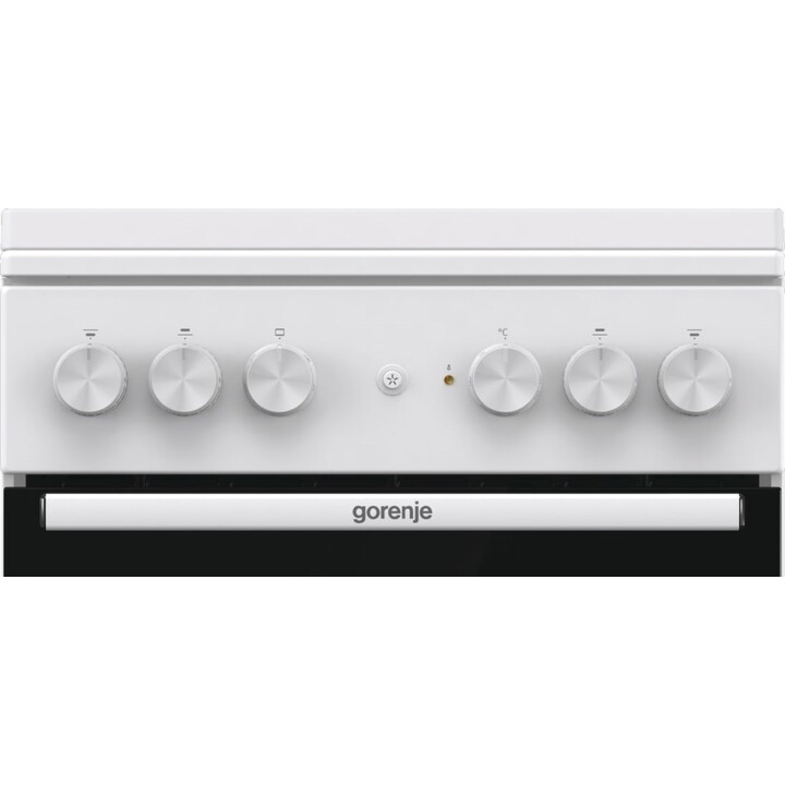 Gorenje, GK5A22WH, Gas- und Elektroherd mit 67L HomeMade-Backofen und 4 hocheffizienten Brennern, Weiß