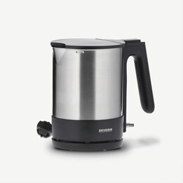 Chaleira Elétrica Severin WK 3409 1,7 L 2200 W Preta, Aço Inoxidável