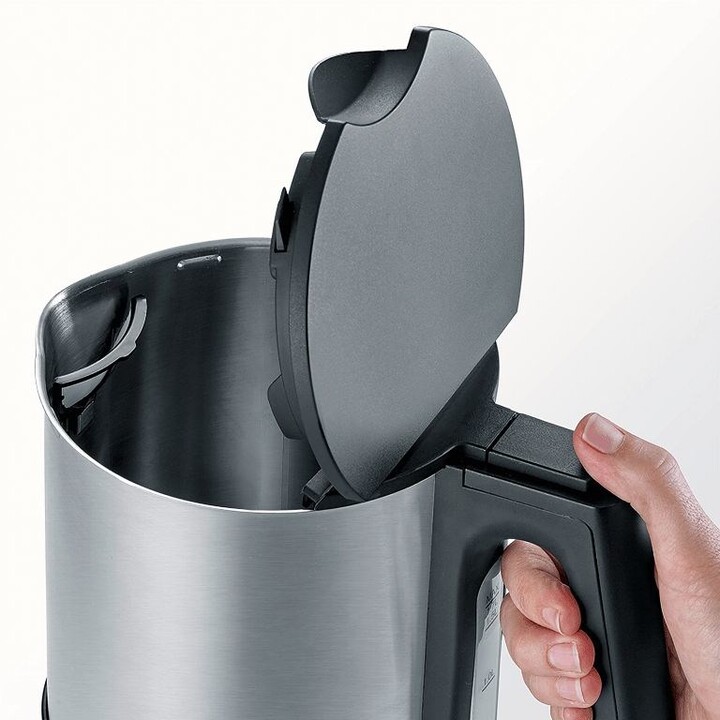 Severin WK 3409 Wasserkocher 1,7 l 2200 W Schwarz, Edelstahl