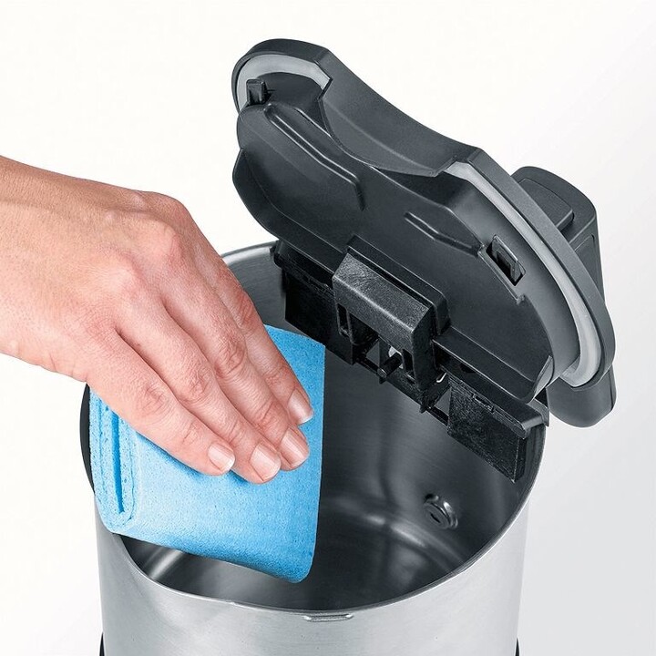 Severin WK 3409 Wasserkocher 1,7 l 2200 W Schwarz, Edelstahl