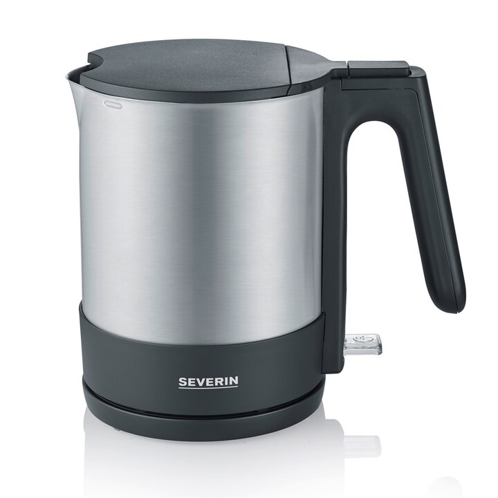 Severin WK 3409 Electric Kettle 1.7 L 2200 W Black, Stainless Steel
