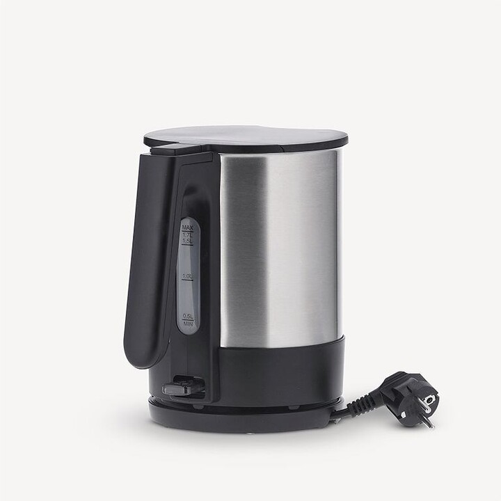 Severin WK 3409 Electric Kettle 1.7 L 2200 W Black, Stainless Steel