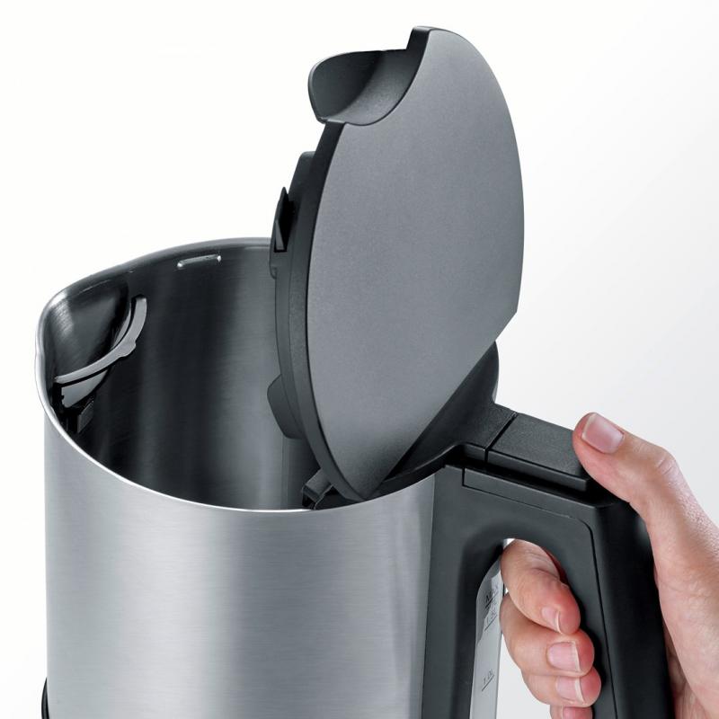 Severin WK 3409 tetera eléctrica 1,7 L 2200 W Negro, Acero inoxidable