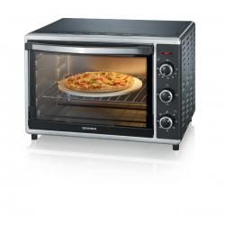 Severin TO 2058 horno 42 L 1800 W Negro, Plata