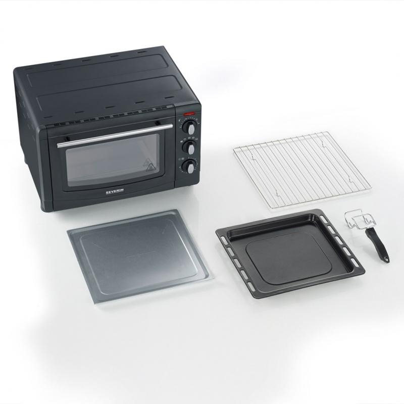 Severin TO 2067 horno tostador 20 L 1500 W Negro Parrilla