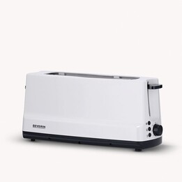 Severin AT 2232 grille-pain 2 part(s) 800 W Gris, Blanc