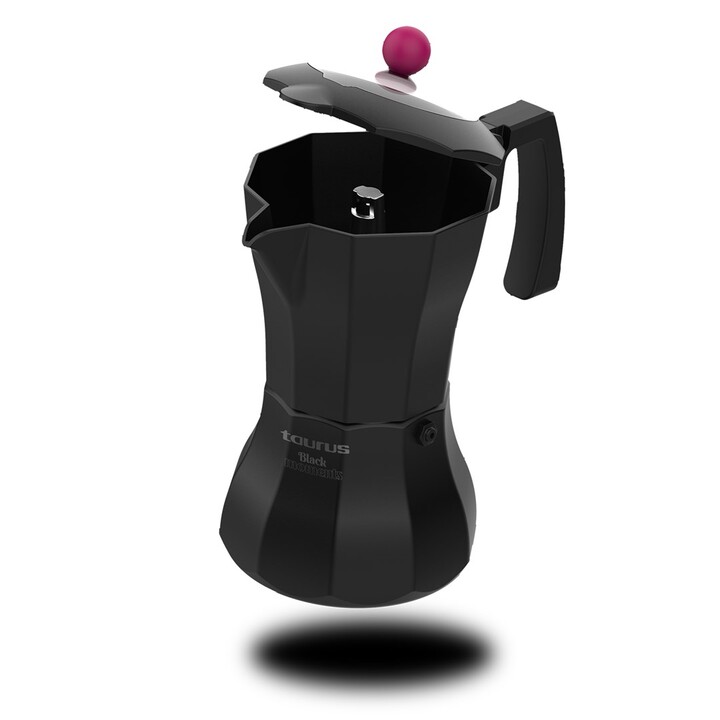 Cafeteira Italiana Taurus Black Moments 3 Preta