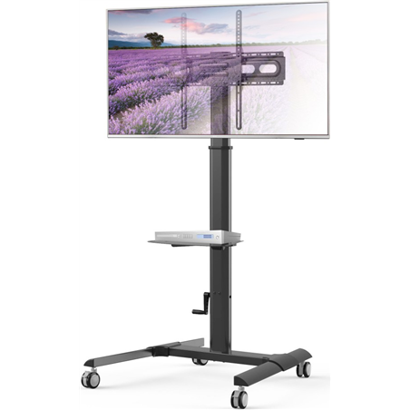 Carrito de suelo Techly con estante para televisores LCD/LED/Plasma de 32-70"