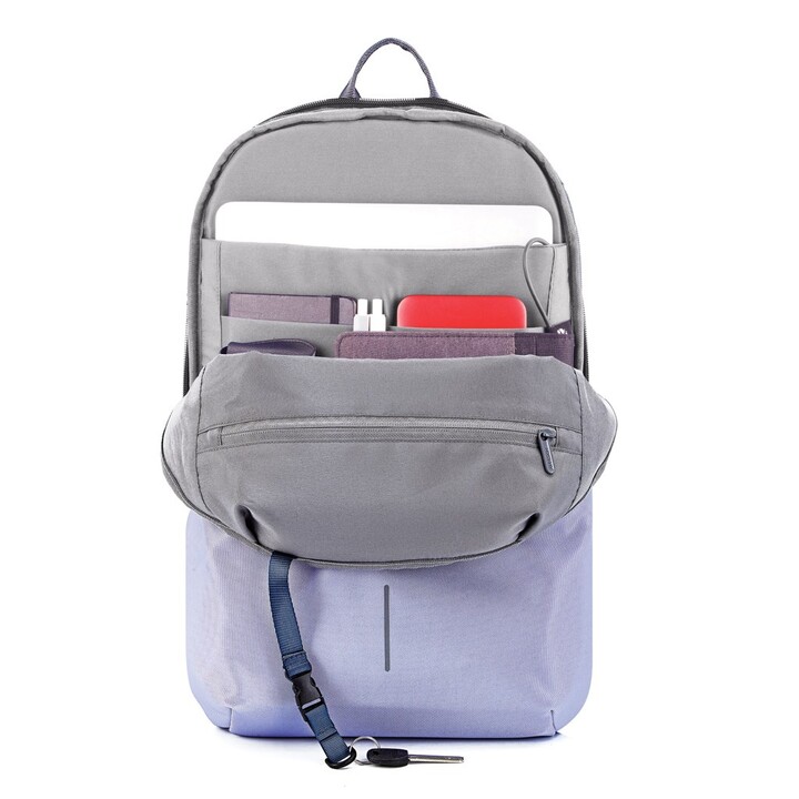 MOCHILA ANTIRROBO DE DISEÑO XD BOBBY SOFT LAVENDER GREY P/N: P705.992