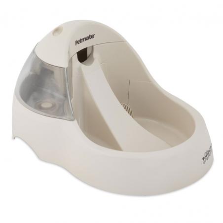 PETMATE Deluxe Fresh Flow Cream - cuenco de agua automático – 3l