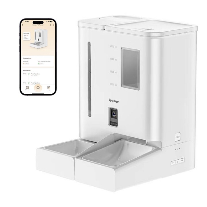 SPONGE Pet Feeder Smart Dual - distributeur intelligent de nourriture pour animaux – 5l