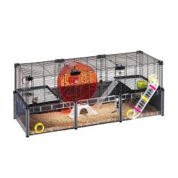 FERPLAST Multipla hamster large - jaula para roedores - 107,5 x 37,5 x 42 cm