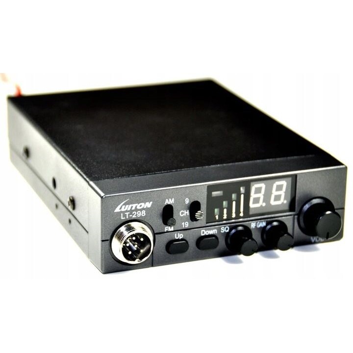 Luiton LT-298 ASQ AM/FM CB Radio Presa Accendisigari Nero