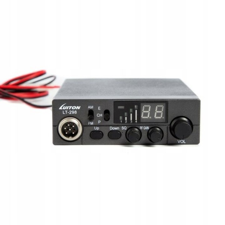 Luiton LT-298 ASQ AM/FM CB Radio Presa Accendisigari Nero