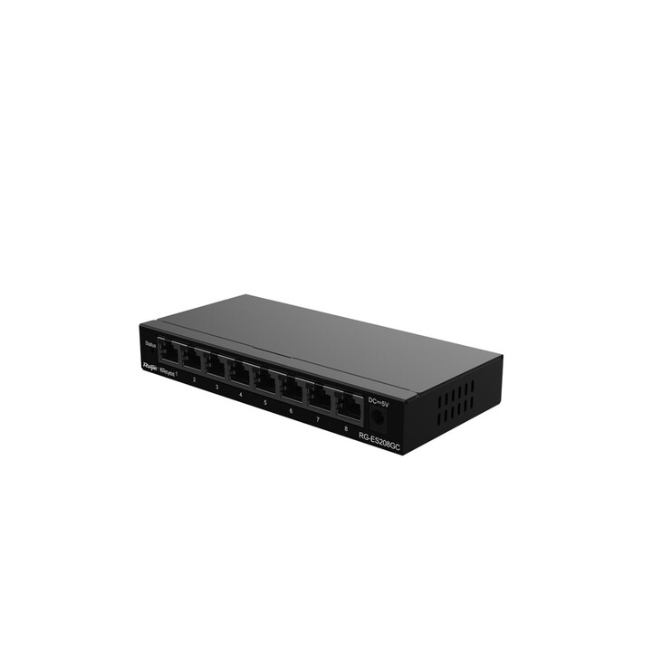 Ruijie Networks RG-ES208GC Switch gestito L2 Gigabit Ethernet (10/100/1000) Grigio