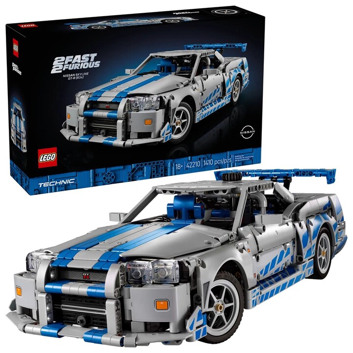 LEGO TECHNIC 42210 2 Velozes e Furiosos Nissan Skyline GT-R (R34)