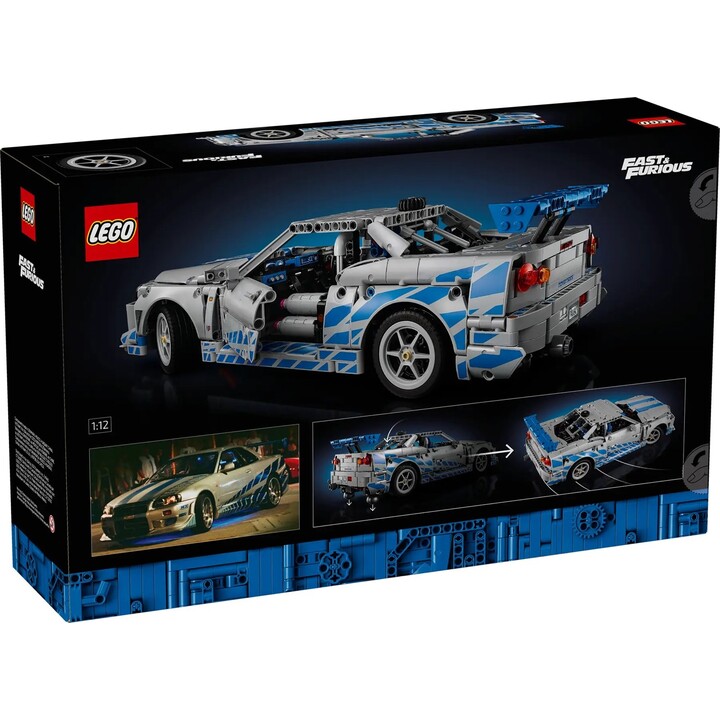 LEGO TECHNIC 42210 2 Velozes e Furiosos Nissan Skyline GT-R (R34)