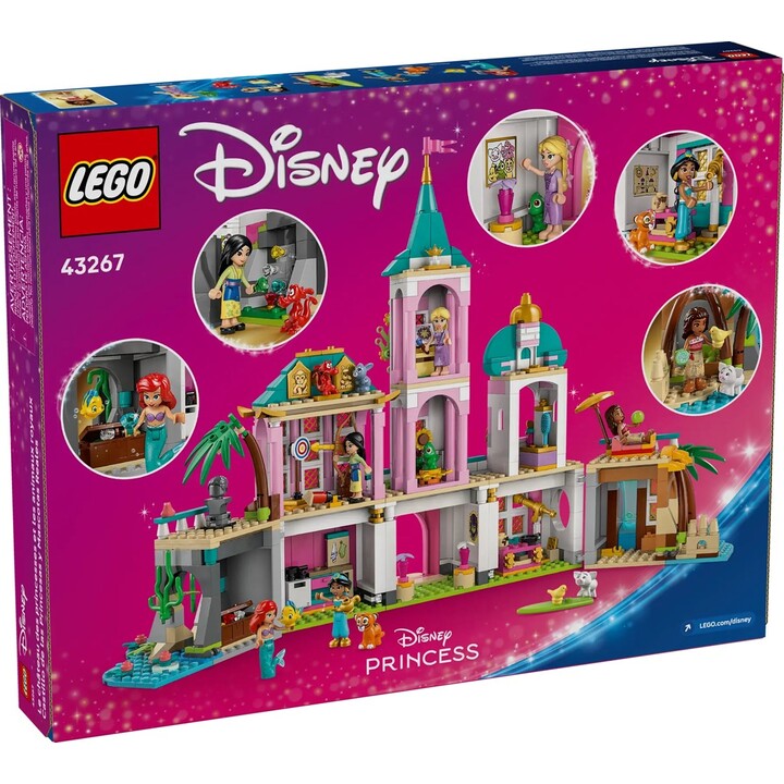 LEGO DISNEY 43267 Château des Princes et animaux royaux