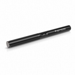 Sennheiser MKE 600 - microfone condensador, lobar (característica de barra), equipado com filtro de corte baixo