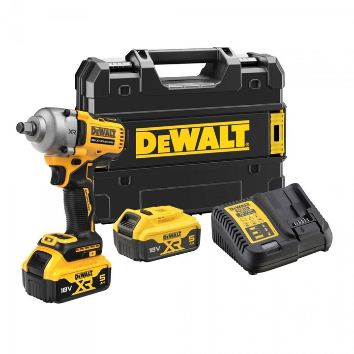 Avvitatore a impulsi DEWALT DCF891P2T 18V 2x5Ah XR 812Nm Giallo, Nero