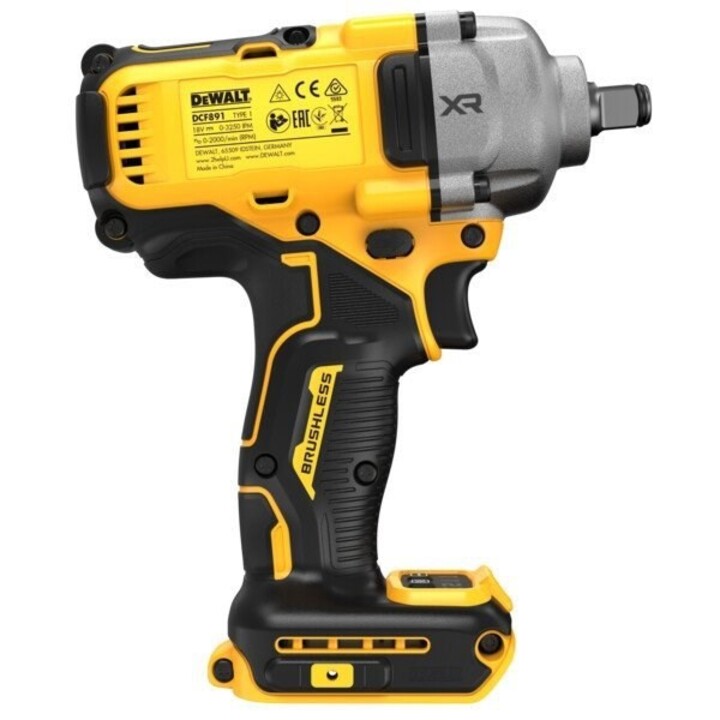 Avvitatore a impulsi DEWALT DCF891P2T 18V 2x5Ah XR 812Nm Giallo, Nero
