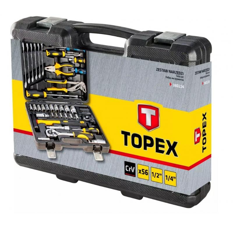 Juego de herramientas Topex 56 piezas