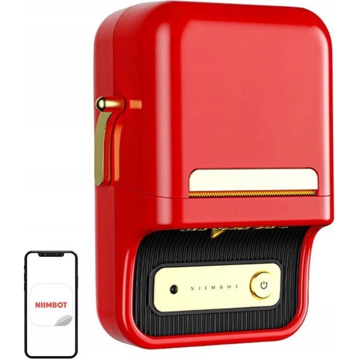 Niimbot B21S Label Printer Red
