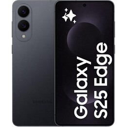 Samsung Galaxy S25 Edge, 12GB 512GB, teléfono inteligente de IA, cámara de 200MP, titanium negro