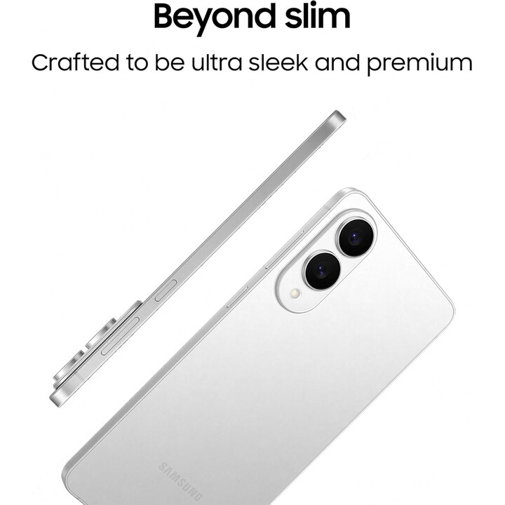 Samsung Galaxy S25 Edge, 12GB 512GB, teléfono inteligente AI, cámara de 200MP, plata de titanio