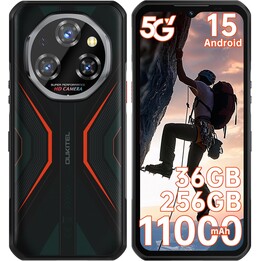 Oukitel WP55 5G 6.6 inch 11000 mAh 12GB 256GB Dual Sim Red Rugged