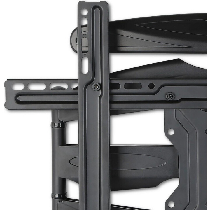 Ultra Slim Motion Full Motion LCD TV Wall Monte per 40-80" TVS, nero