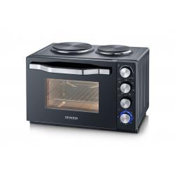 Severin TO 2074 horno tostador 30 L 2500 W Negro Parrilla