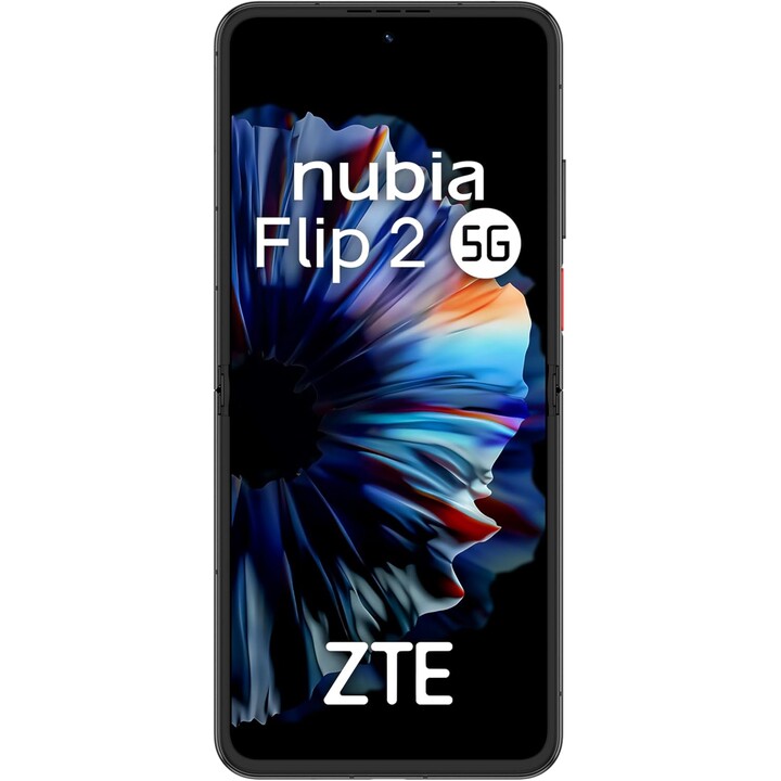 ZTE Nubia Flip 2 5G, 8GB + 256GB, Foldable Smartphone with AI, 6.9 120Hz FHD + AMOLED Display, 50MP, Black