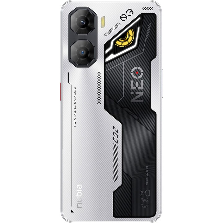 Nubia Neo 3 5G, 6,8 Bildschirm, 5200 mah, 33 W, 8GB 256 GB, Silber