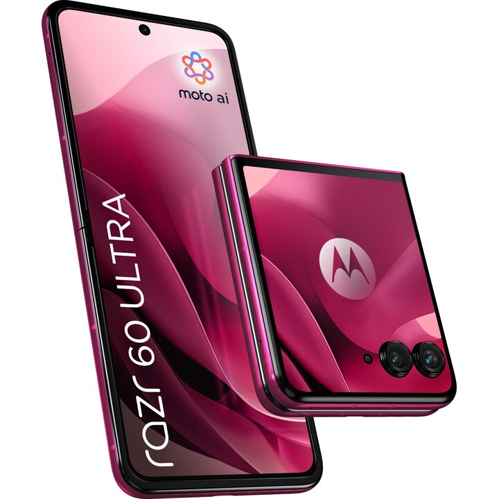Motorola Razr 60 Ultra 16GB 512GB, 50MP Triple Camera, Dual Sim, Cabaret, Pink
